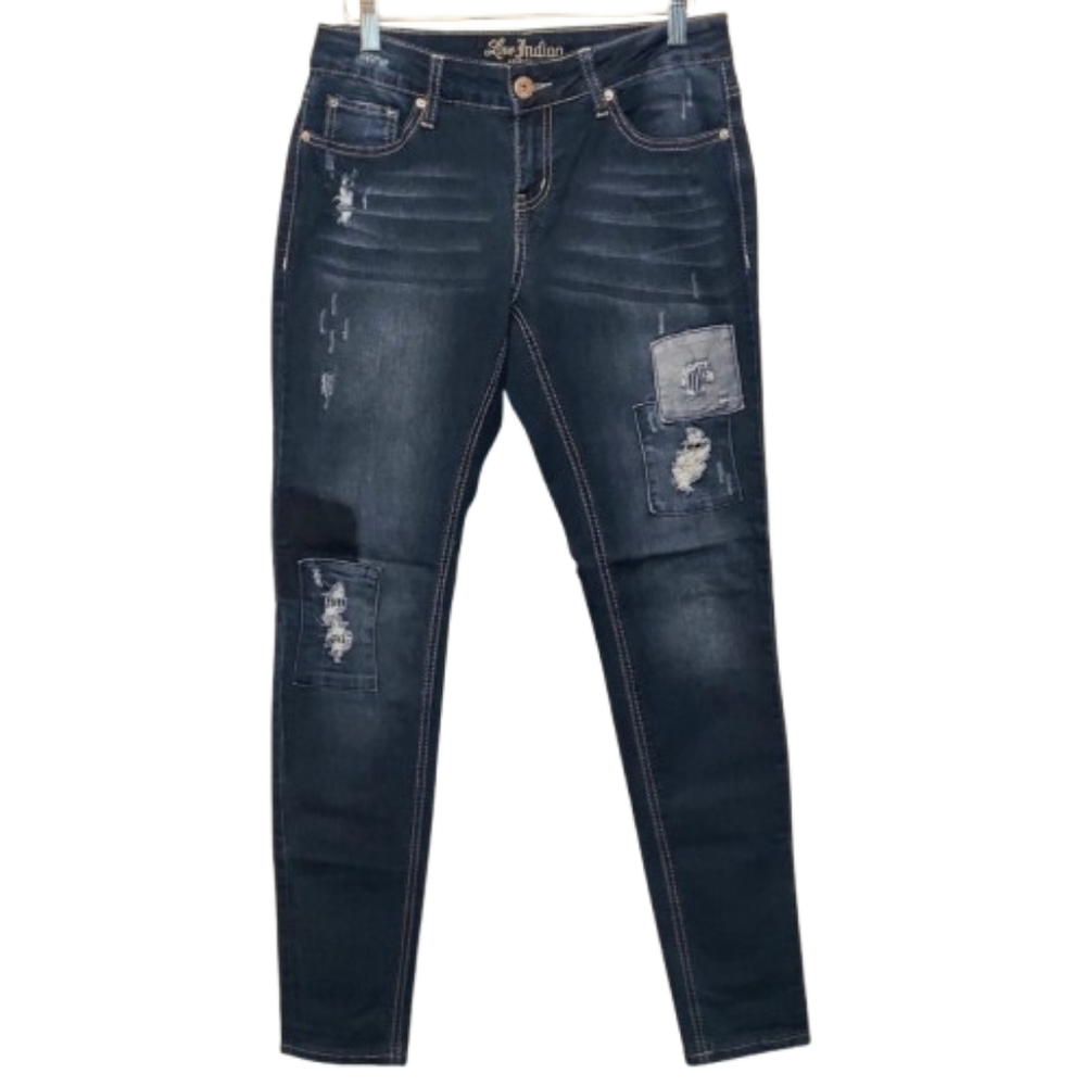 Love Indigo Premium Women's Distressed Jeans Size 4